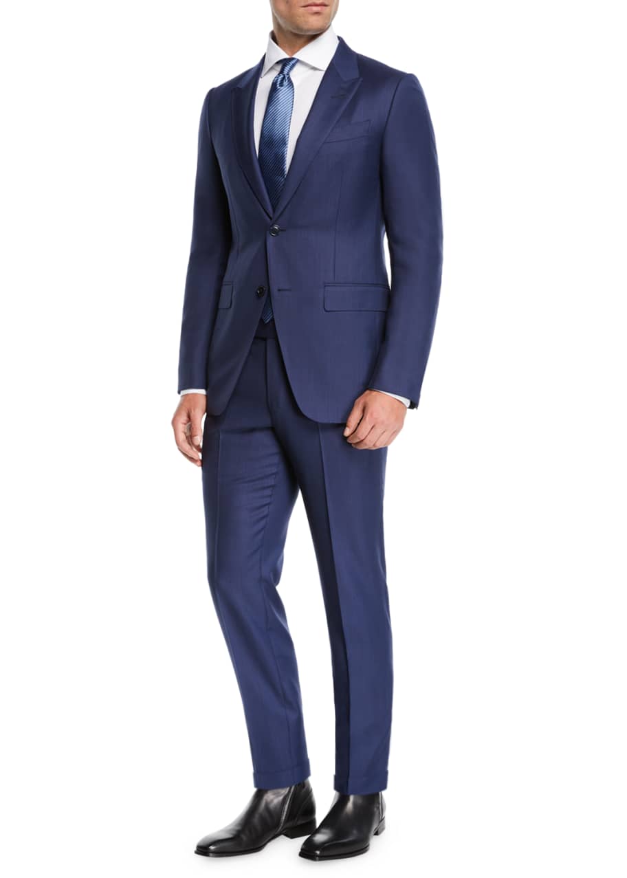 Ermenegildo Zegna Men's Two-Piece Nailhead Suit - Bergdorf Goodman