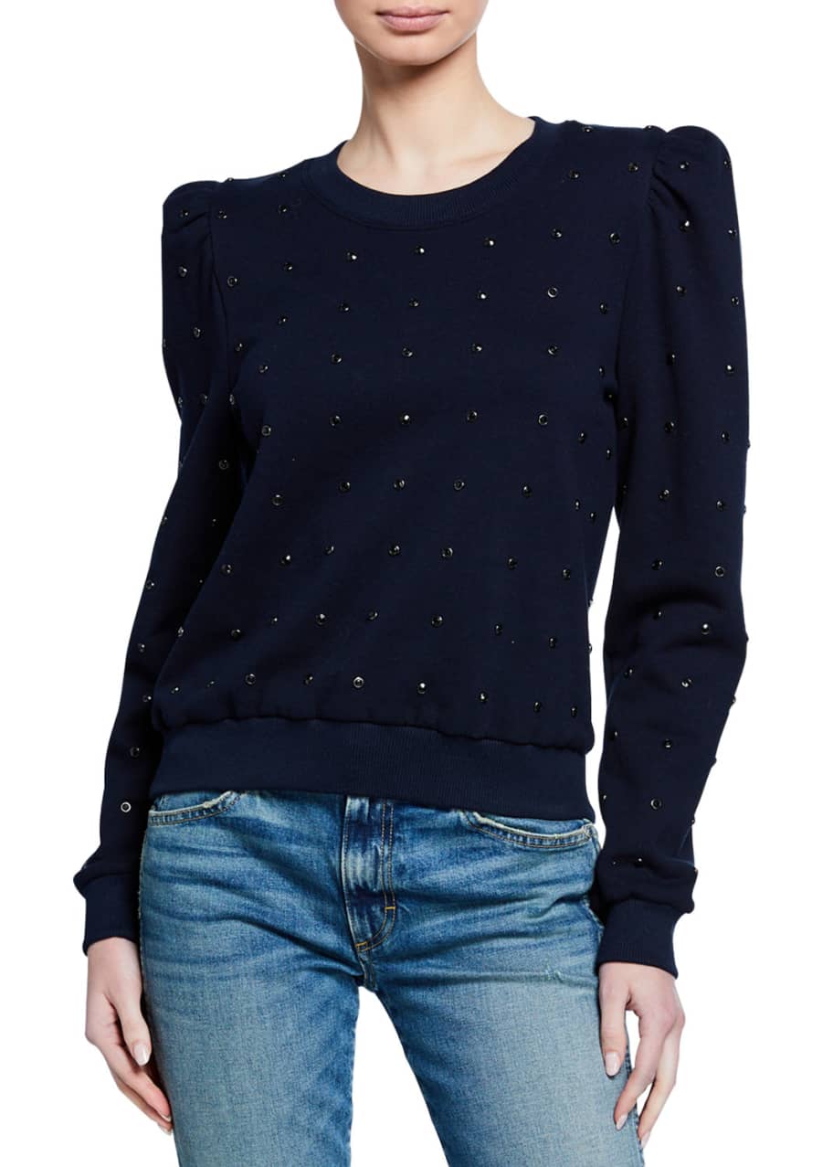 Generation love puff sleeve sweatshirt on sale