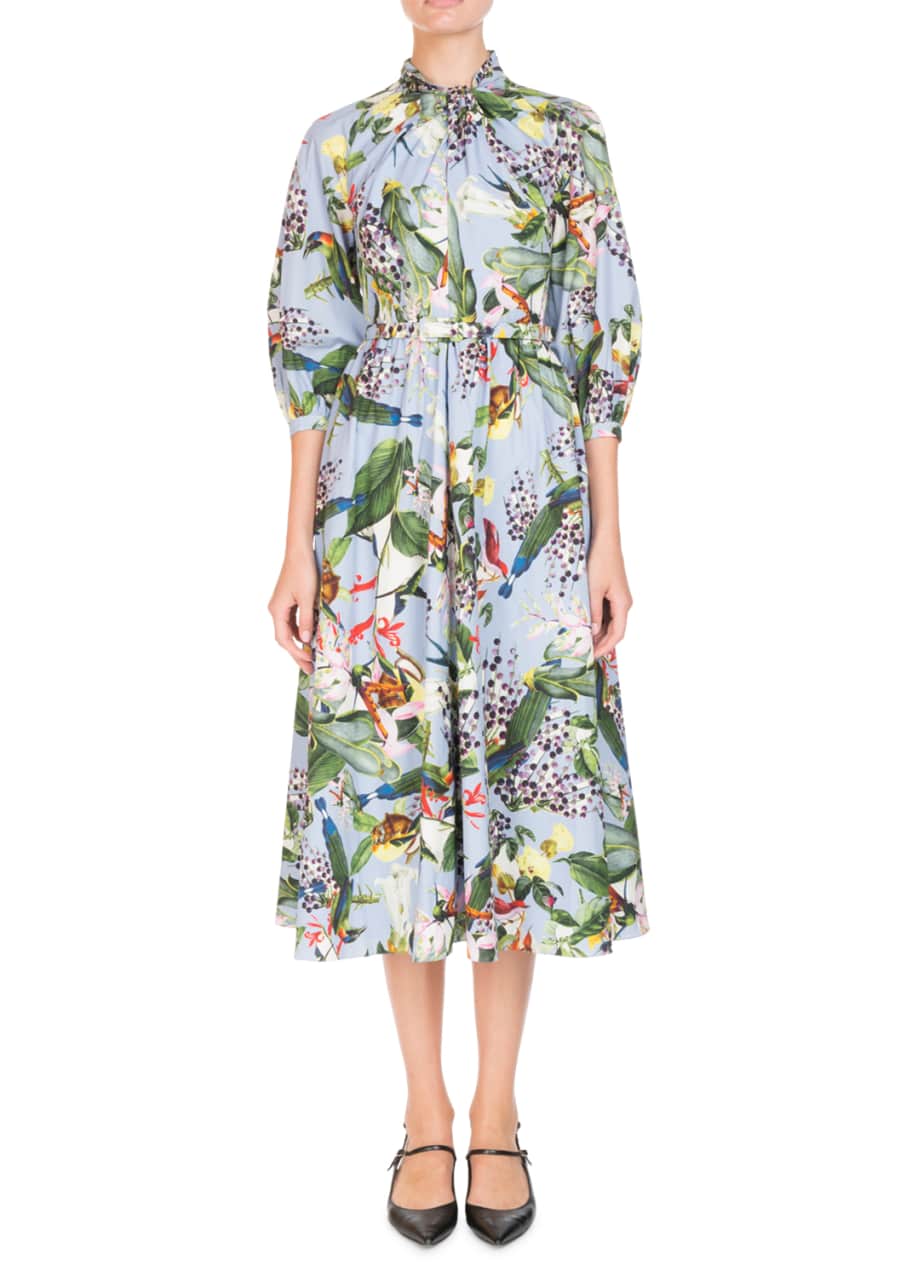 chinese dress ladies A-Line Poplin Dress main image 0