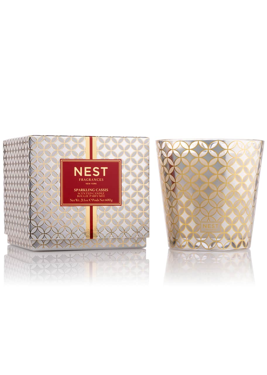 NEST New York Sparkling Cassis 3 Wick Candle, 21.1 oz./ 624 mL