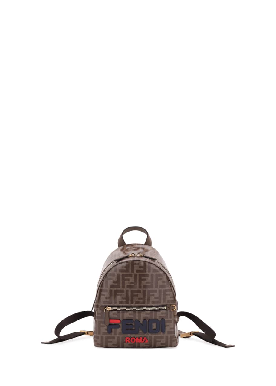 Image 1 of 1: Mini FF Fendi Mania Fabric Backpack