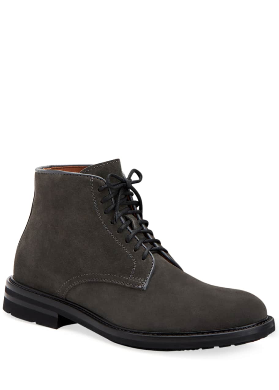 Image 1 of 1: Men's Renzo Suede Lace-Up Boots