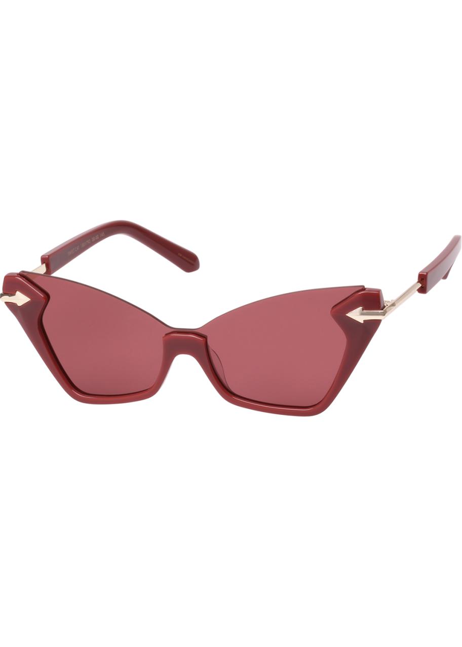 Karen Walker Sweet Cat Semi-Rimless Cat-Eye Sunglasses  display picture 1