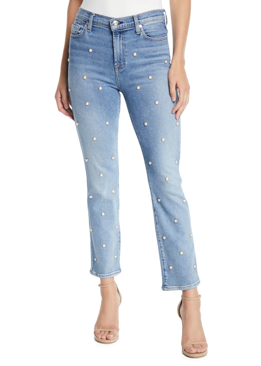 Edie Straight Leg Cropped Jeans