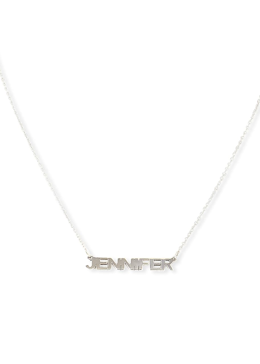Jennifer Zeuner Mercer Personalized Nameplate Pendant Necklace ...