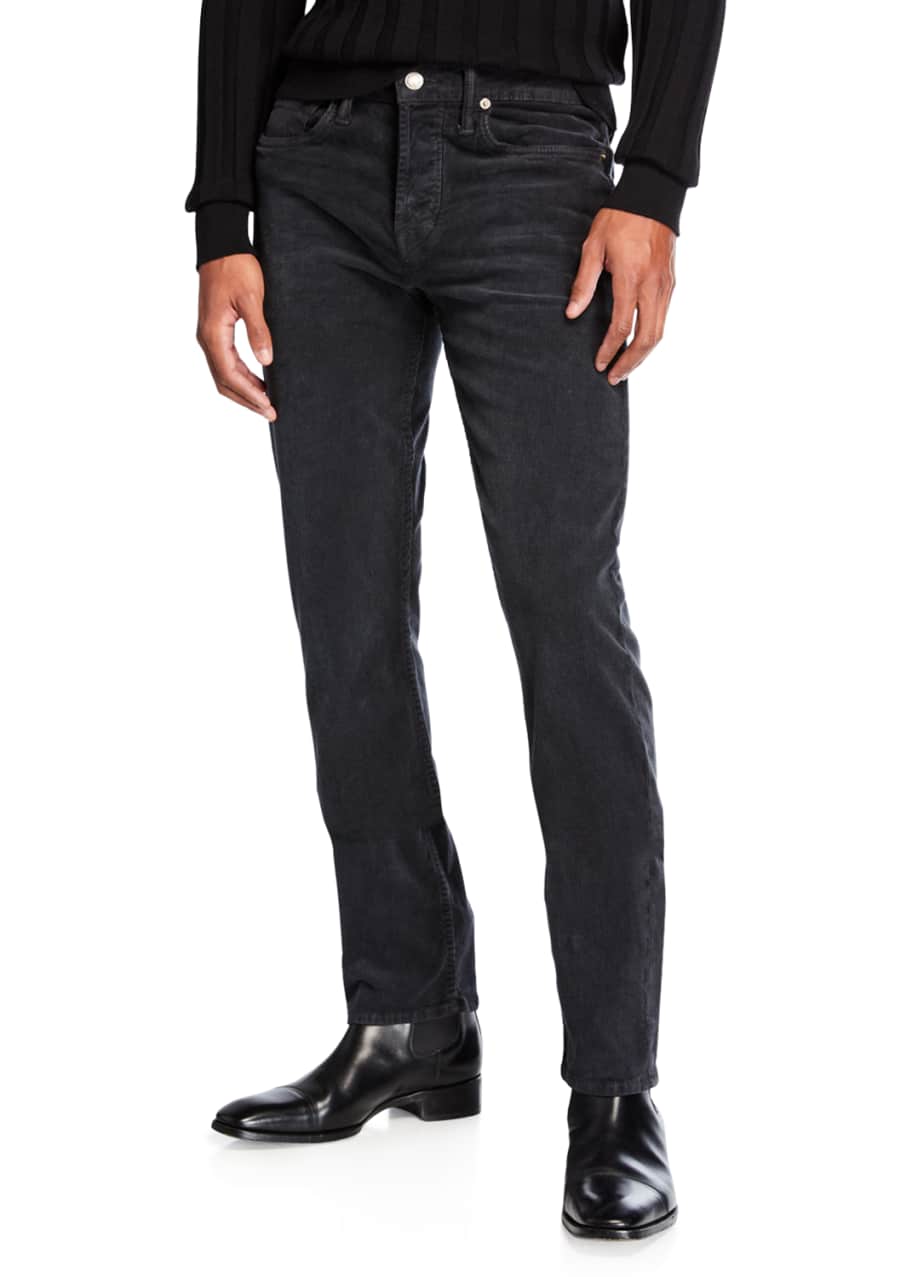TOM FORD Men's Slim Fit Cord Denim Jeans - Bergdorf Goodman