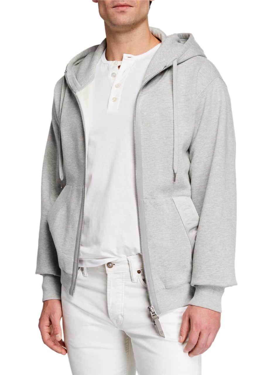 Tom ford hoodie grey sale