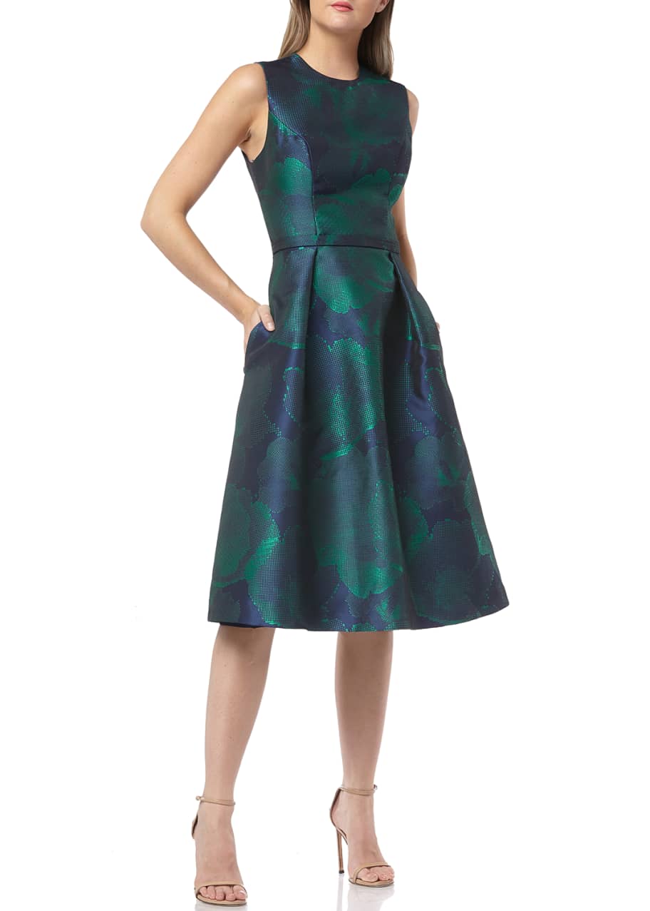 Kay unger fit and flare dress clearance