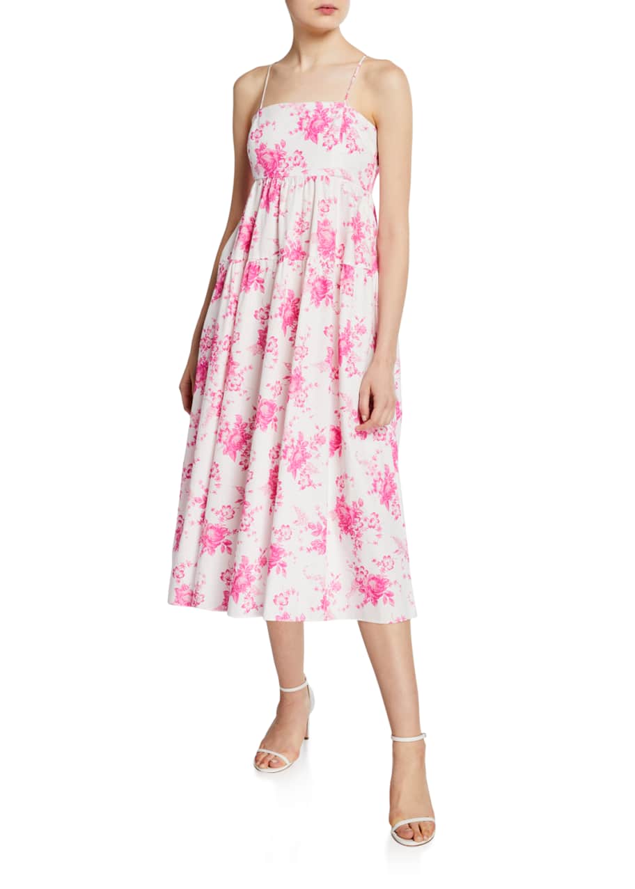 les reveries pink dress Les reveries 100% silk floral mini dress size 2