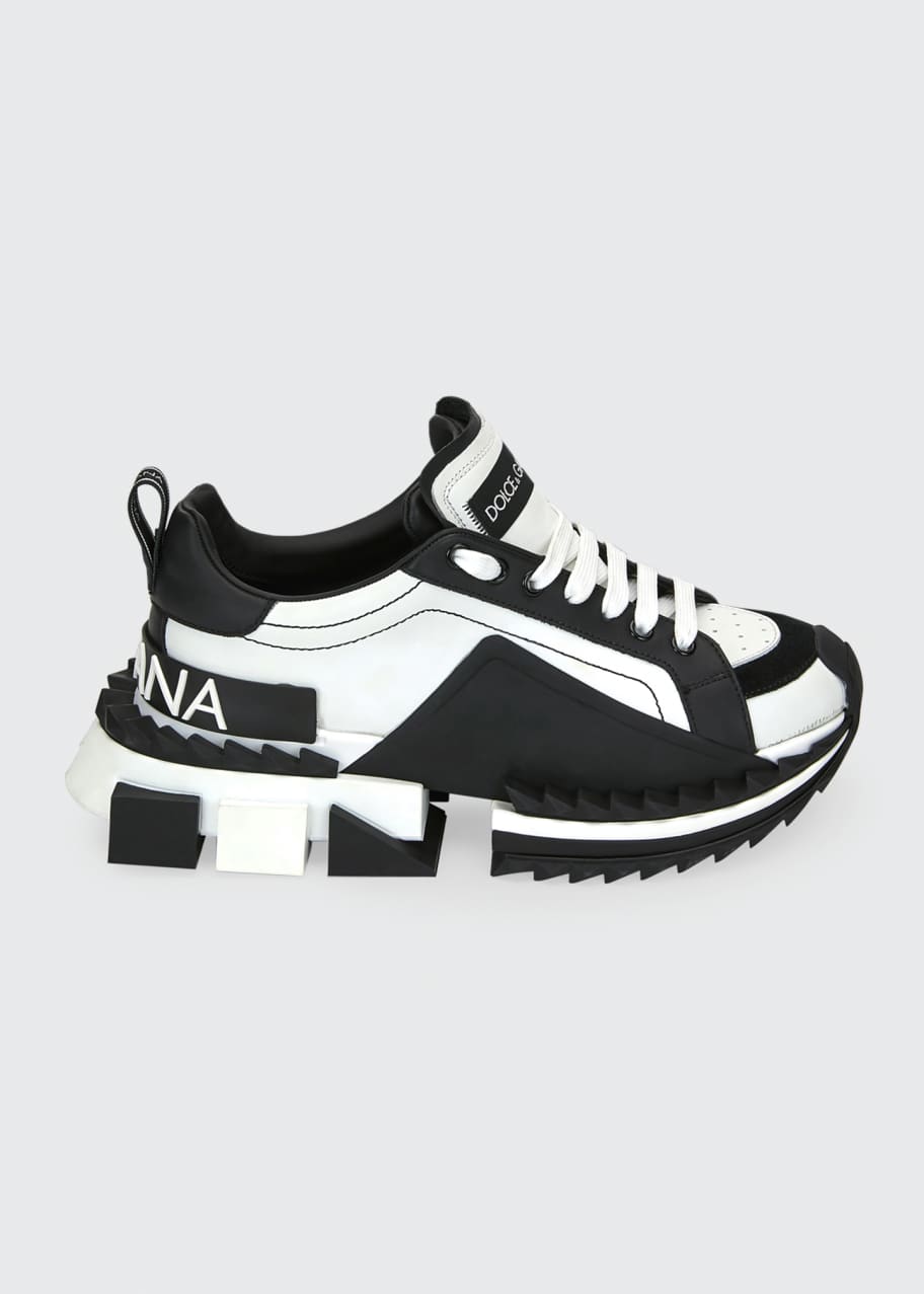 Dolce&Gabbana Super Queen Colorblock Trainer Sneakers - Bergdorf Goodman