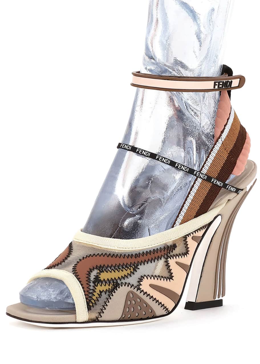 Fendi freedom new arrivals ff patchwork sandals