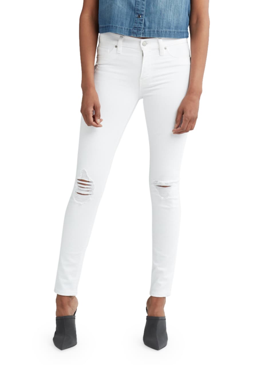 Hudson Jeans Women's Nico Ankle Skinny Jeans Blue Size 28