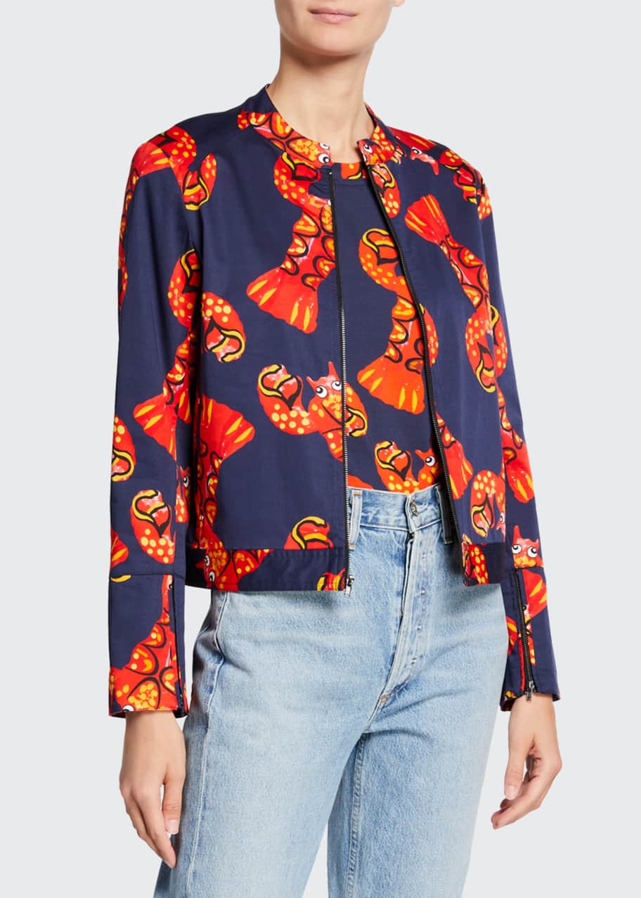 Image 1 of 1: Lobster Graphic Jacket