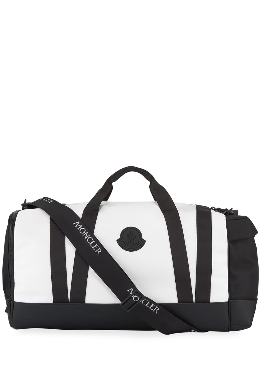 Image 1 of 1: Men's Nylon Canvas Zip-Top Duffel Bag