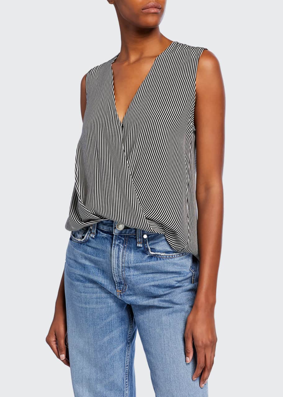 Rag and bone shop sleeveless victor blouse
