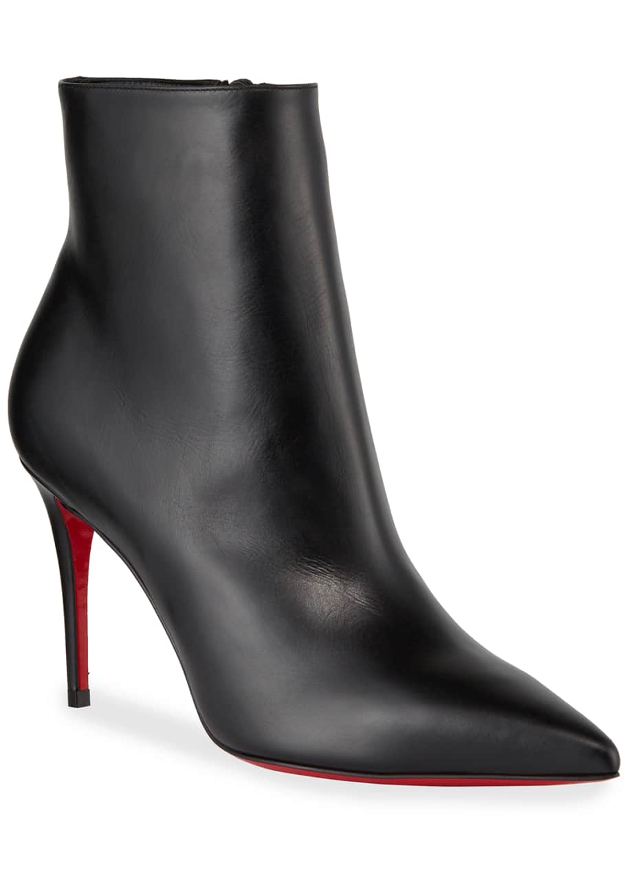 Christian Louboutin So Kate Leather Red Sole Booties - Bergdorf Goodman