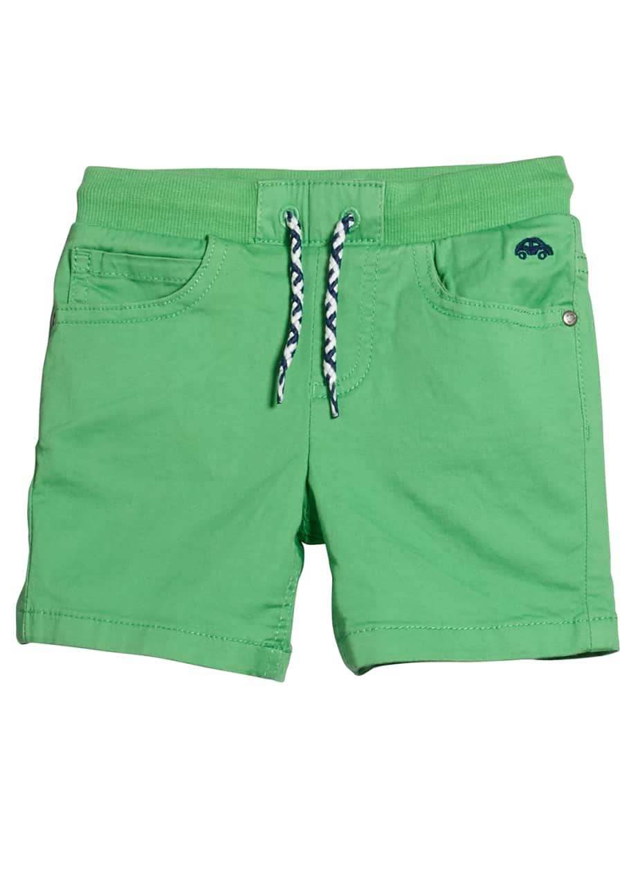 Image 1 of 1: Boys' Drawstring Twill Shorts, Size 12-36 Months