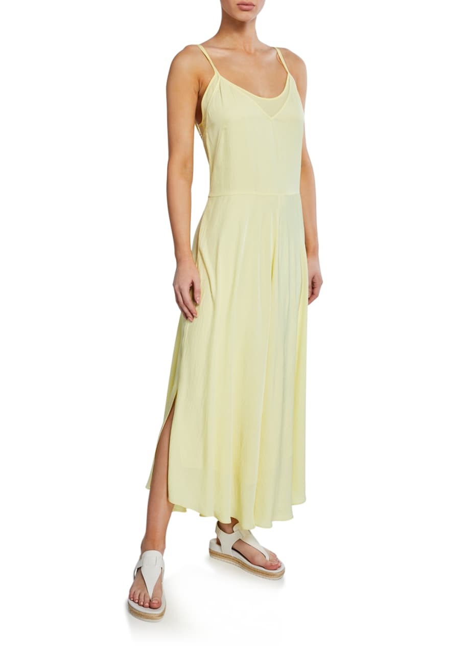 Vince Double-Layer Spaghetti-Strap Slip Dress - Bergdorf Goodman