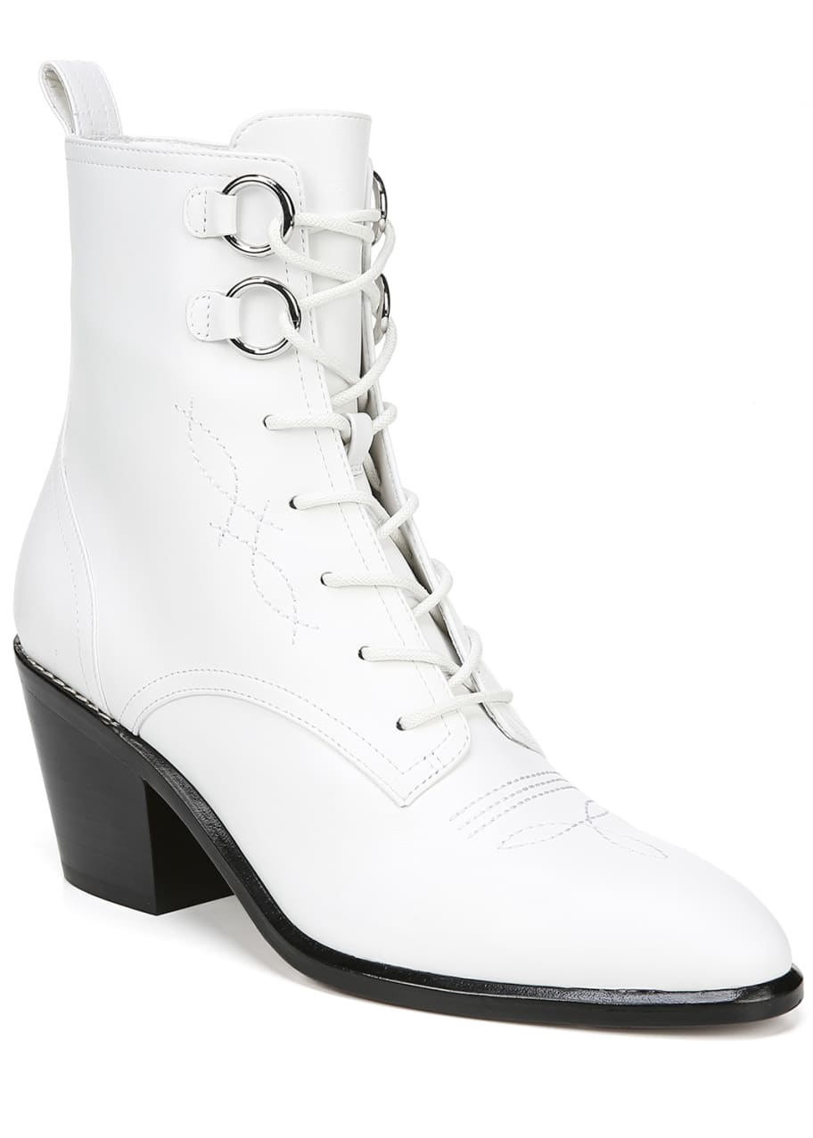 Diane von Furstenberg Dakota Leather Lace Up Boots Bergdorf Goodman