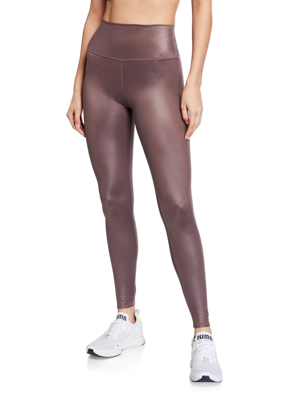 Alo Yoga High Waist Shine Airbrush Active Leggings Bergdorf Goodman