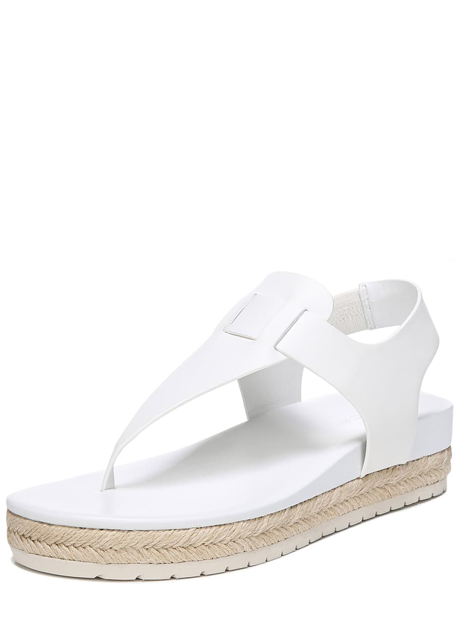 vince flint b leather thong sandals