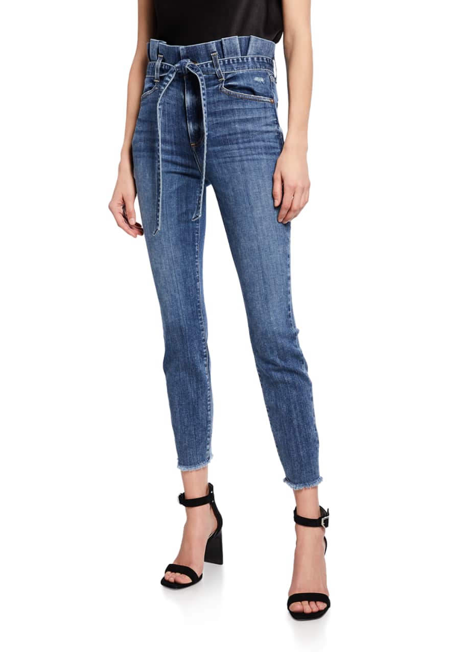 Alice and olivia paperbag jeans online