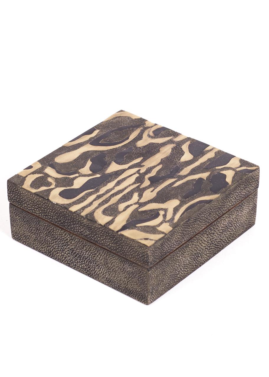 Kifu Paris Leopard Small Square Box - Bergdorf Goodman