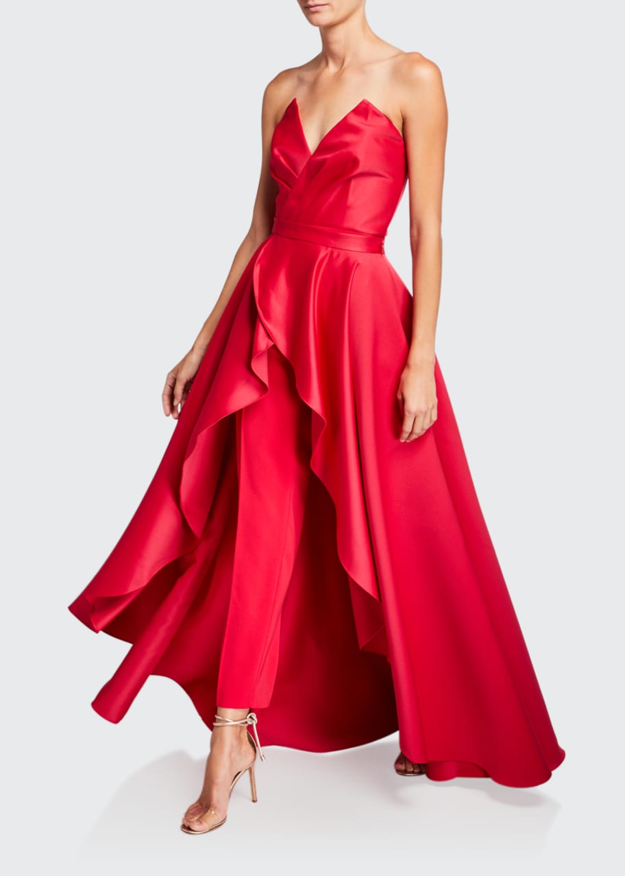 Jay Godfrey Abrahams Strapless Cropped Jumpsuit & Skirt Set Bergdorf