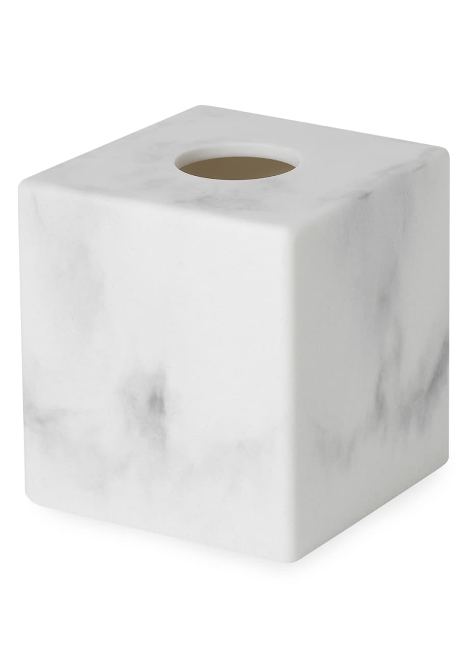Image 1 of 1: Carrara Collection Tissue Box Cover