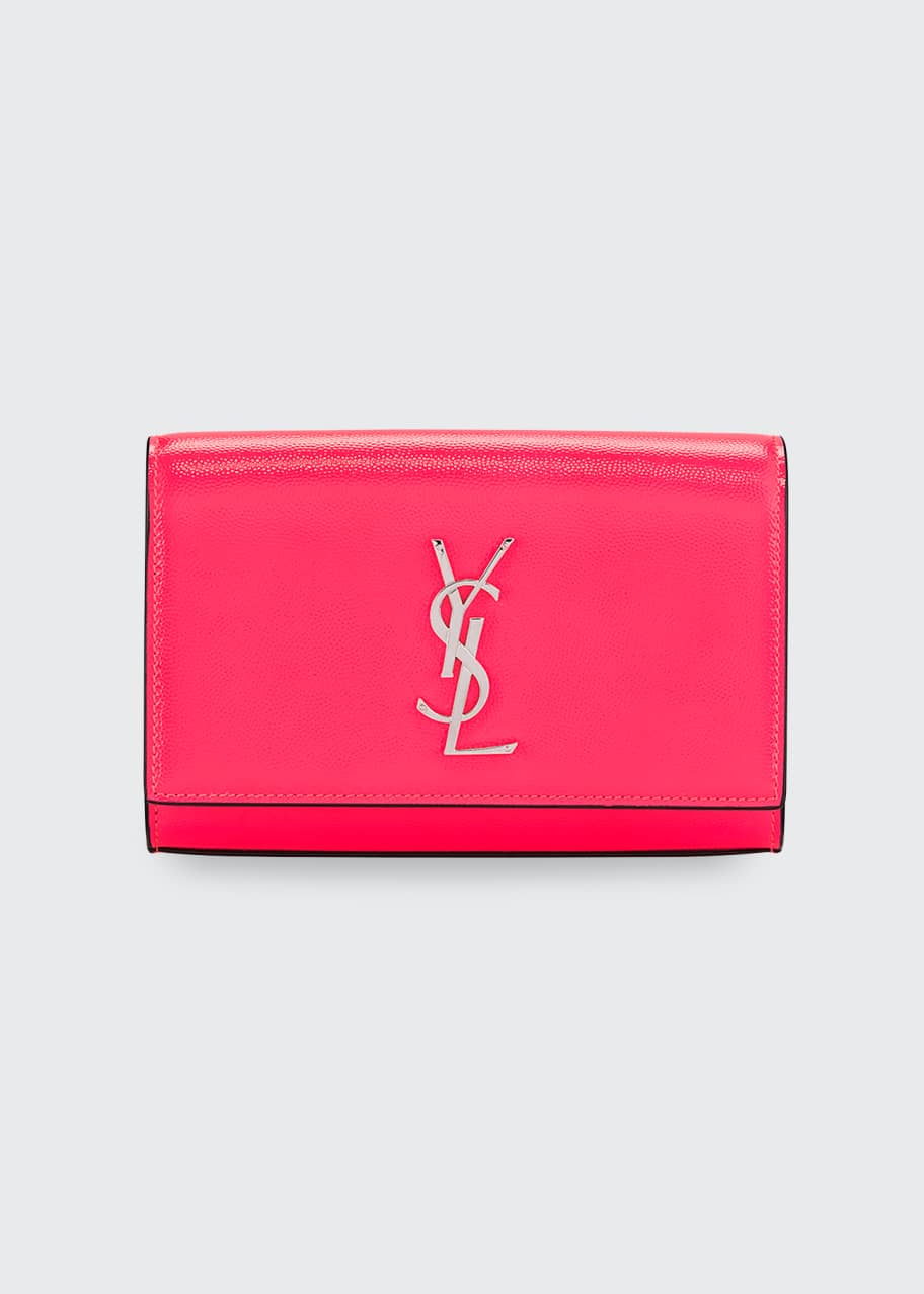 Saint Laurent Kate YSL Monogram Neon Belt Bag Bergdorf Goodman