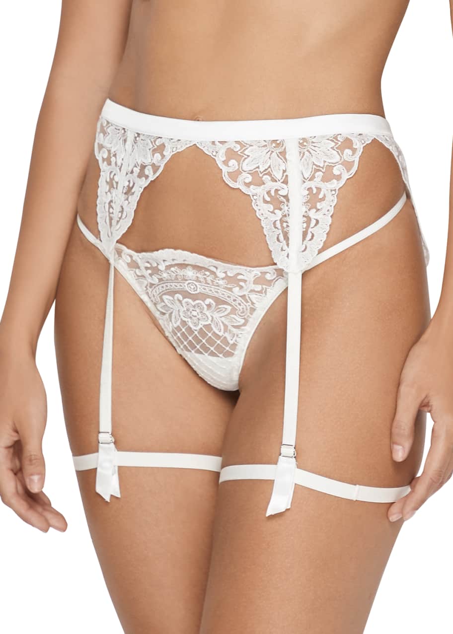 embroidered garter belt Garters/Garter Belts main image 0
