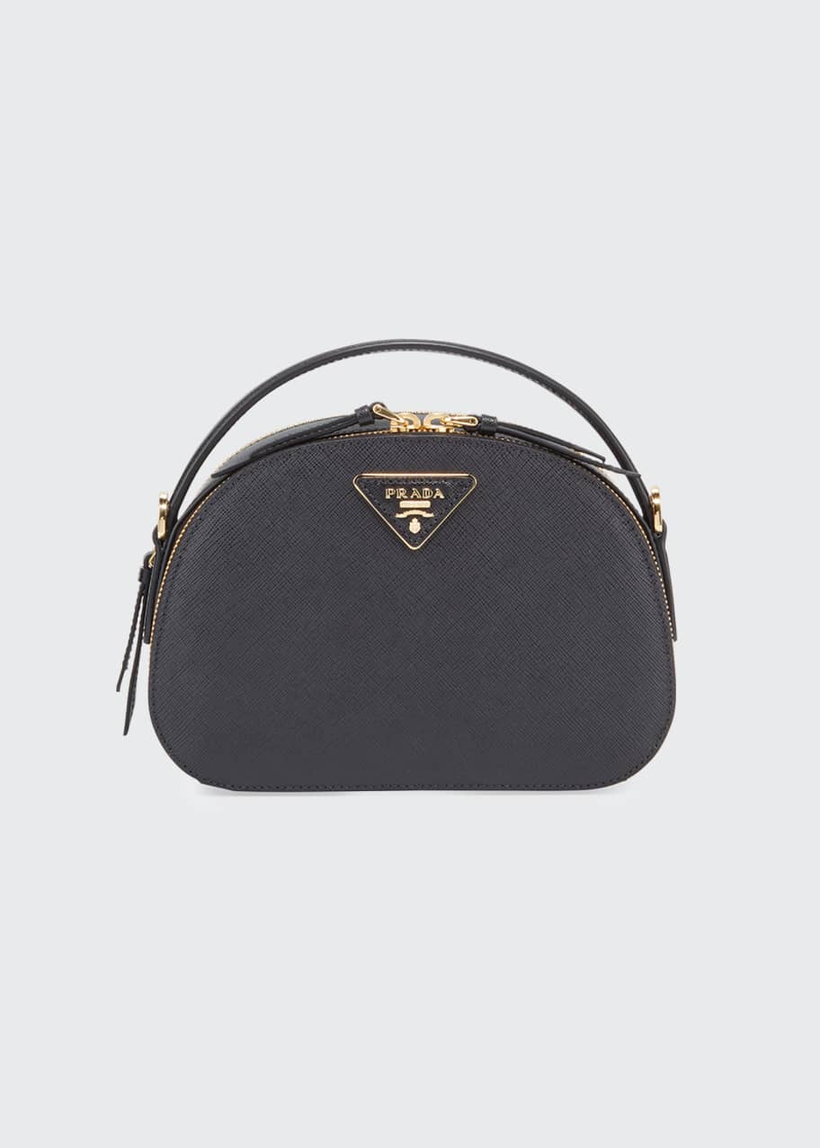 Prada Odette Top Handle Bag w Removable Crossbody Strap