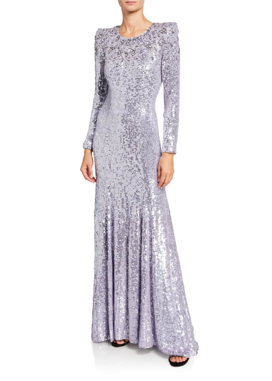 chinese dress ladies Late 20th Century Bergdorf Goodman Quilted Satin Abstract Wave Dress main image 0