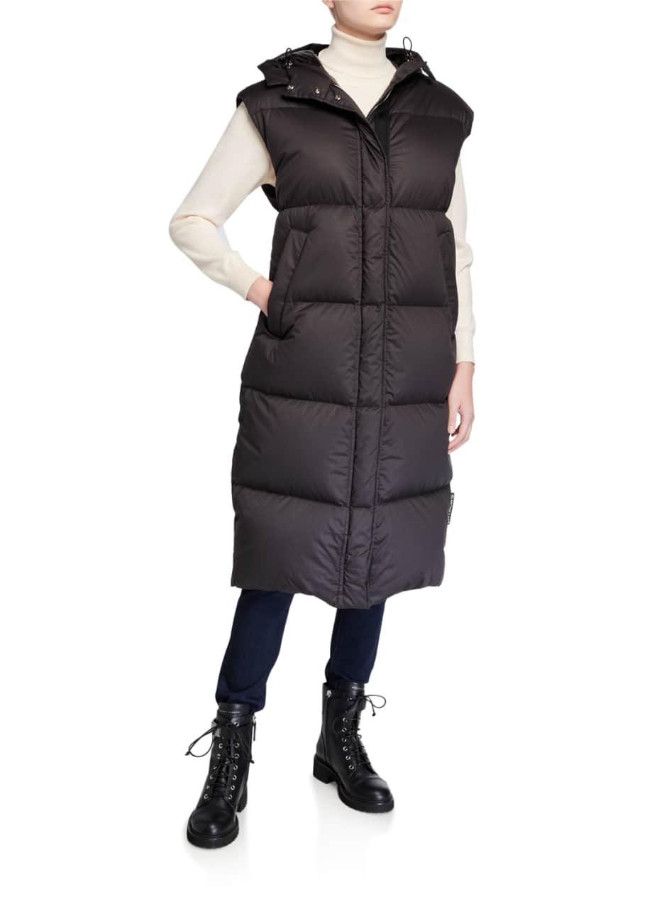 Comoe Long Vest w Hood