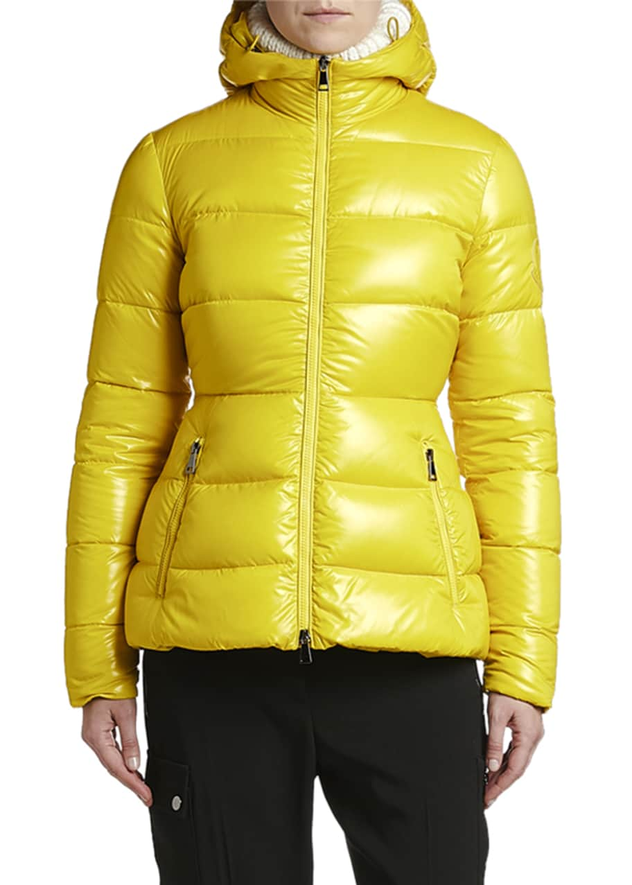 Moncler Rhin Semi-Fit Puffer Jacket w/ Hood - Bergdorf Goodman