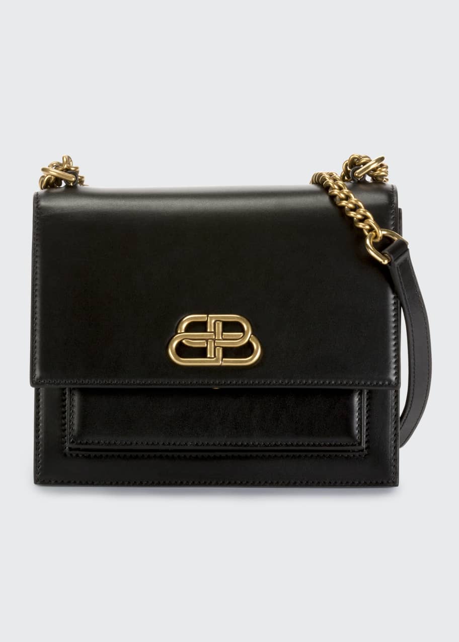 Balenciaga sharp small shoulder bag with chain clearance