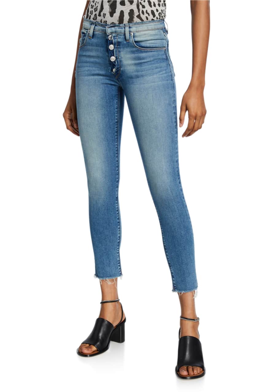 Image 1 of 1: Nico Mid-Rise Crop Skinny Jeans