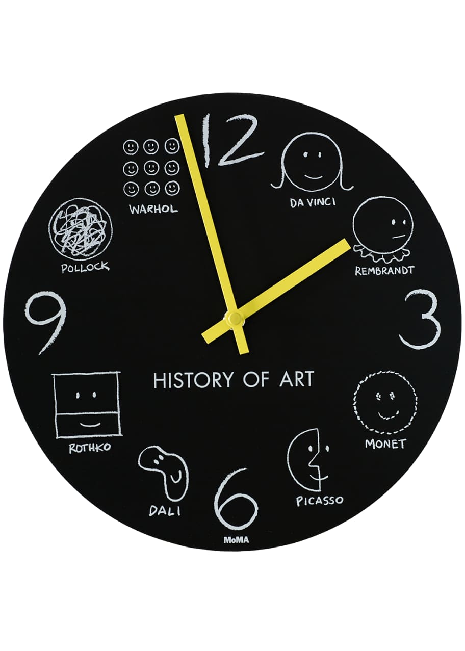 MoMA History of Art Wall Clock Bergdorf Goodman