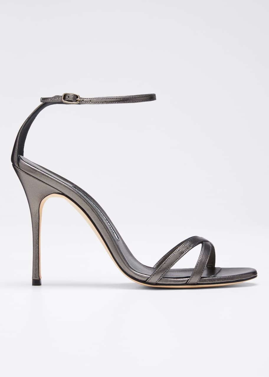 Image 1 of 1: Paloma Metallic Strappy Sandals