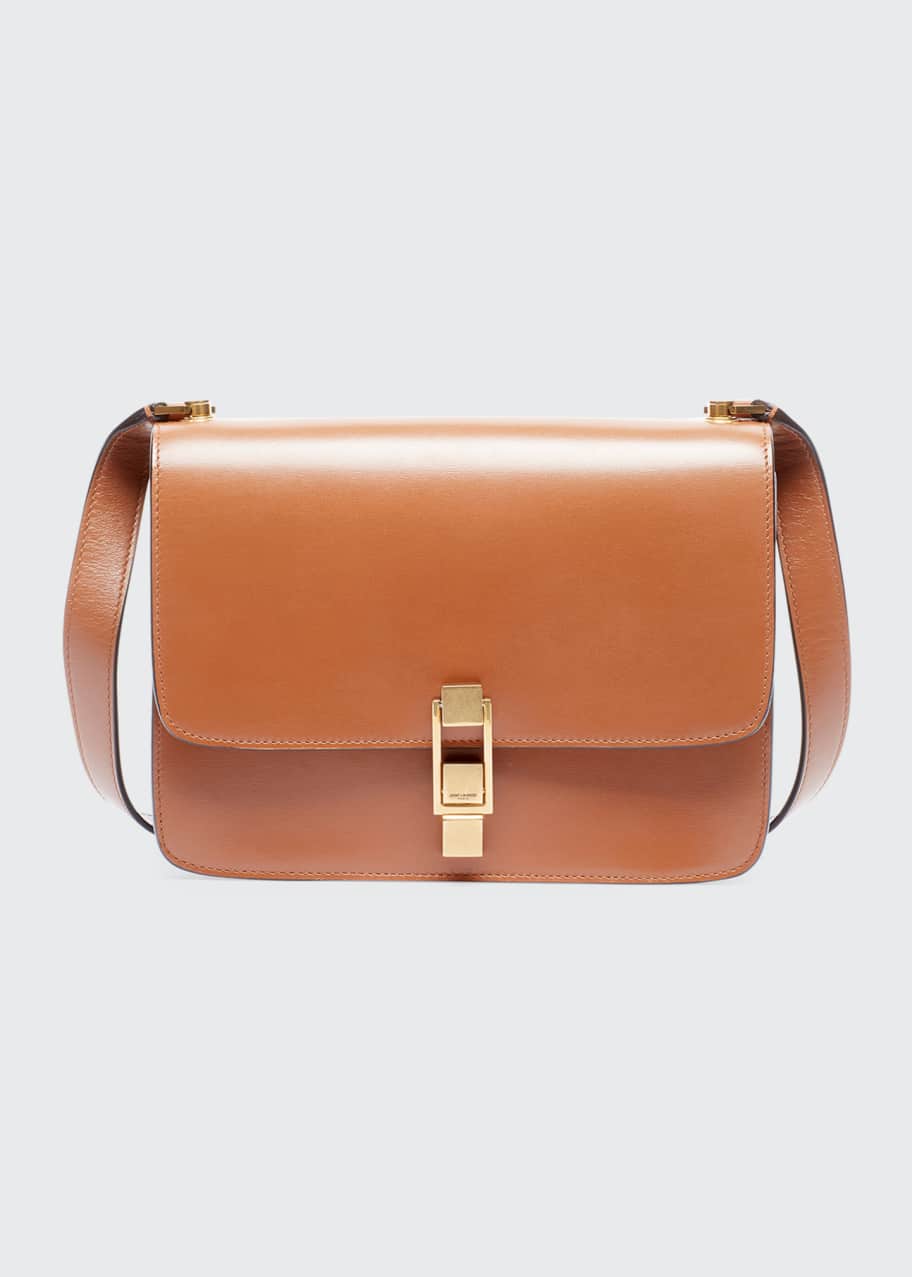 Carre satchel in smooth leather discount
