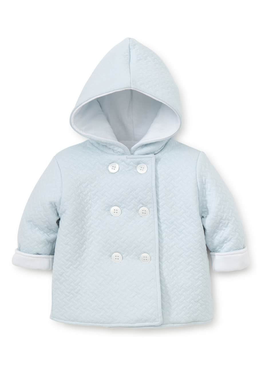 Image 1 of 1: Hooded Jacquard Jacket, Size 3-18 Months