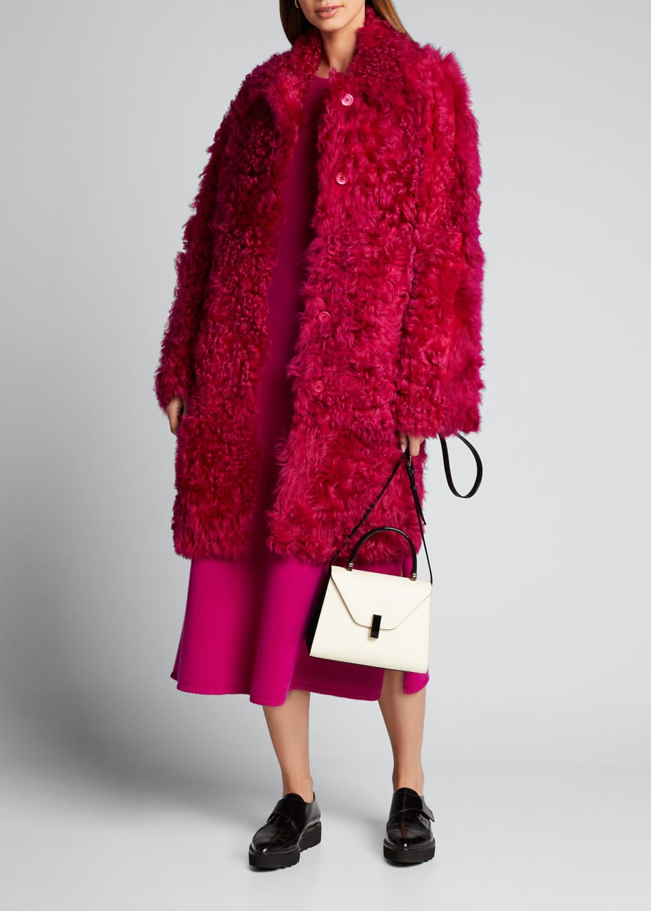 Image 1 of 1: Chubby Lamb Shearling Coat