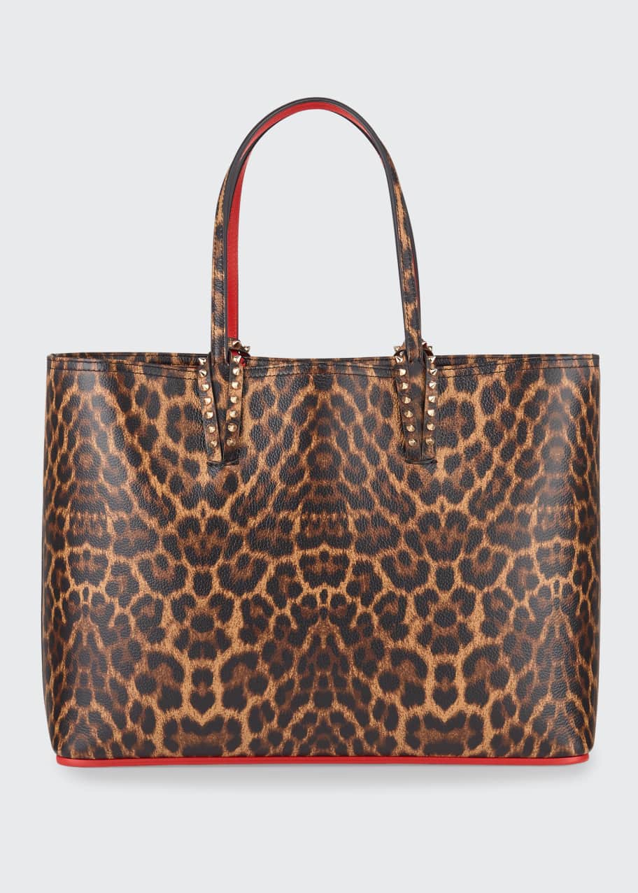 Christian louboutin shop cabata leopard tote