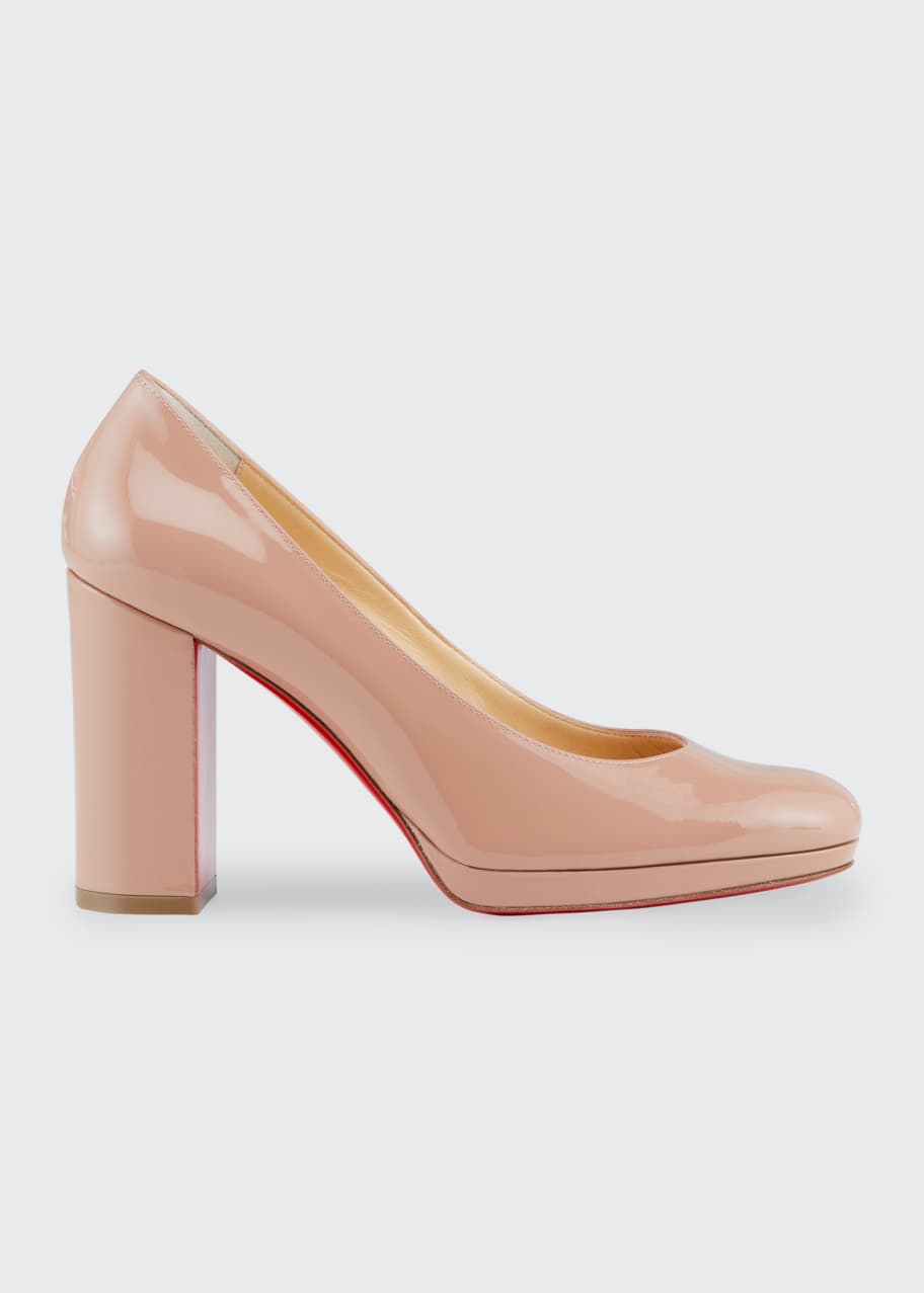 Christian Louboutin Kabetts Patent Red Sole Pumps - Bergdorf Goodman