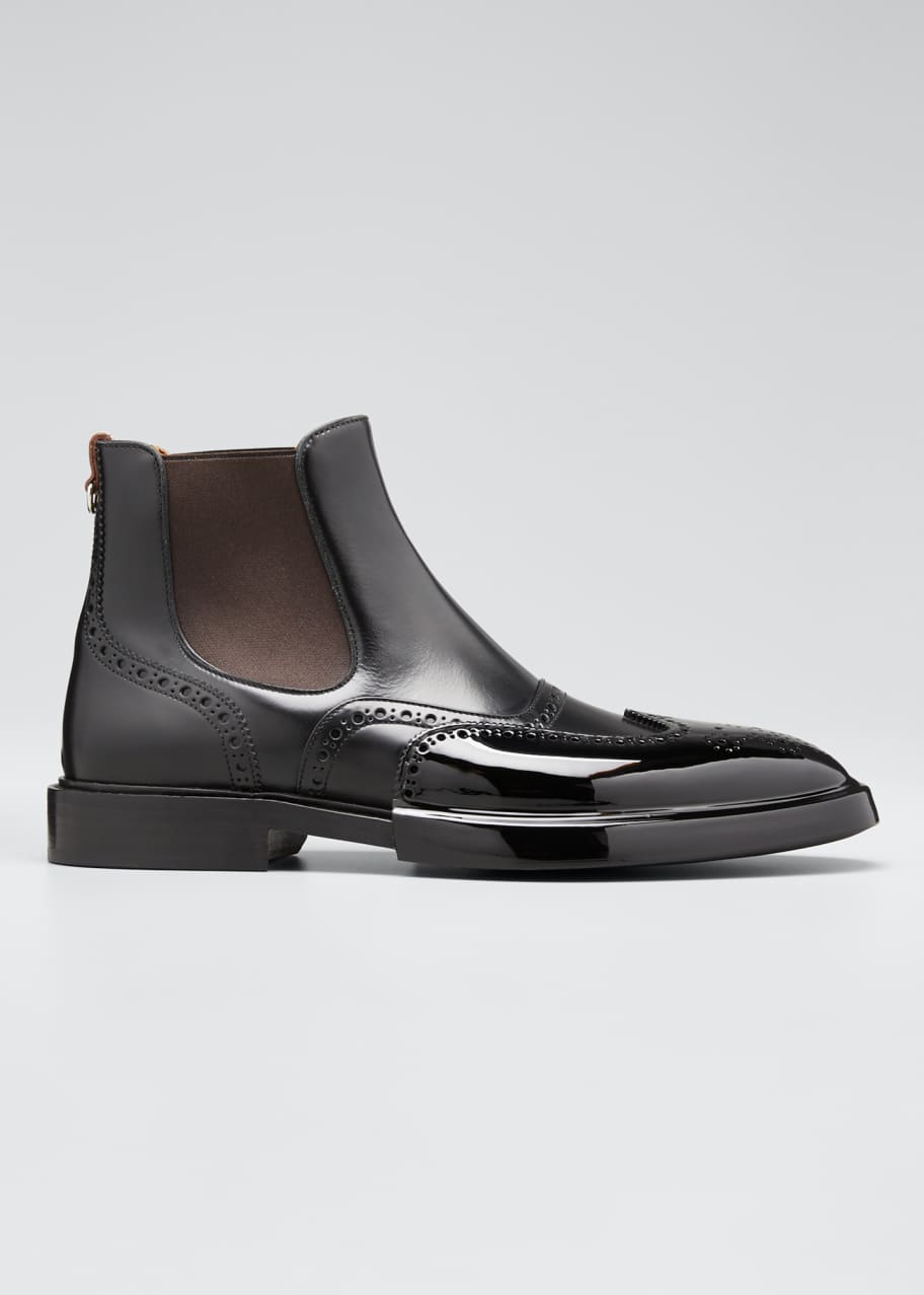Burberry hot sale brogue boots