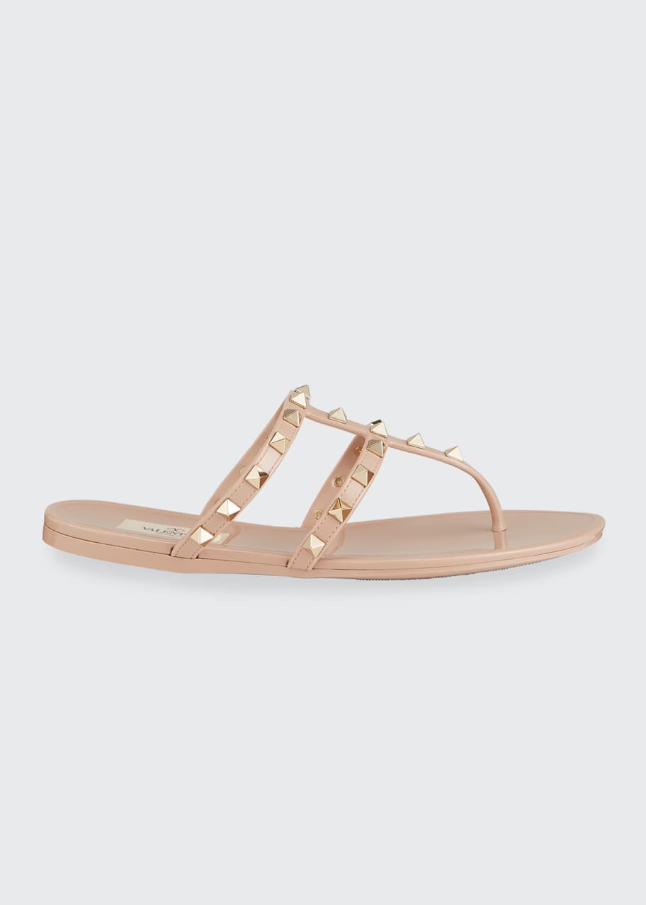 Valentino Garavani Summer Rockstud Jelly Sandals Bergdorf Goodman