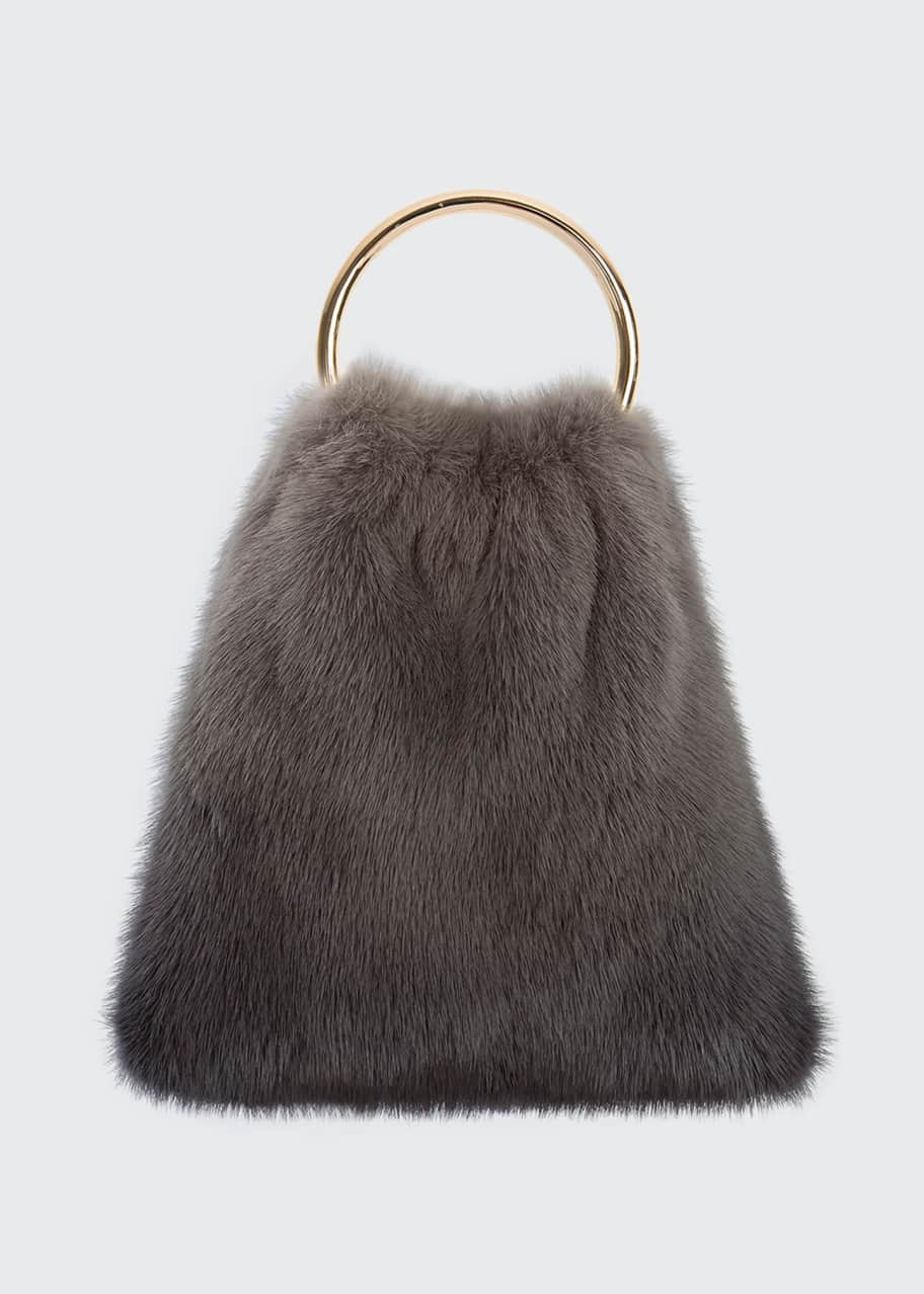 Simonetta Ravizza Furrissima Mink Top Handle Bag - Bergdorf Goodman