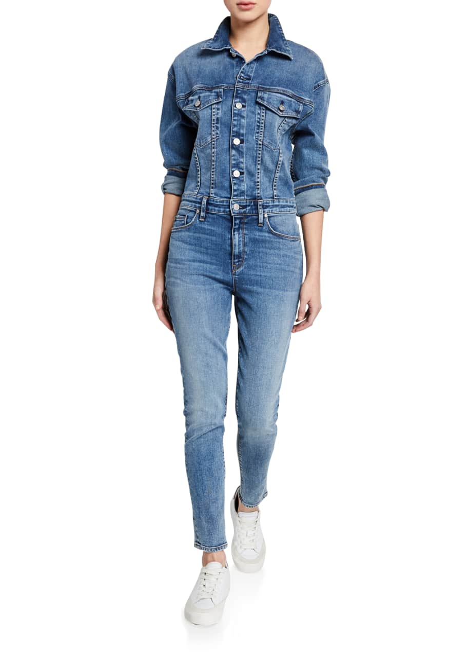 Hudson denim jumpsuit discount
