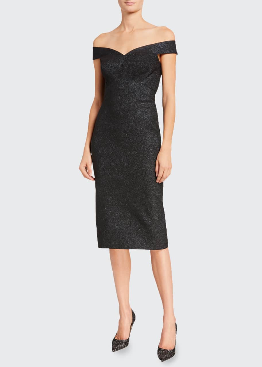 zac posen off the shoulder dress Zac Posen Floral-Print Off-Shoulder Mini Dress
