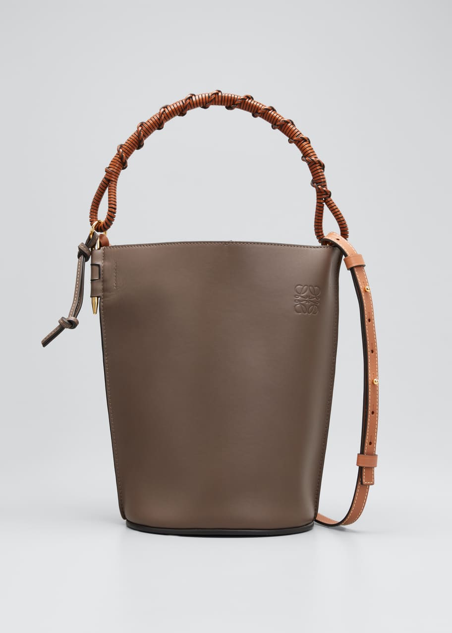 Gate Top Handle Bucket Bag